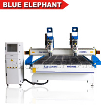 2055 3D Separate Heads Cnc Wood Carving Machine , 3 Axis Cnc Wood Router Machine for Furniture Making